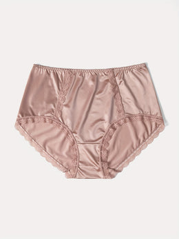 KissICON Elegant 5pack Satin Highwaist Panties Lace