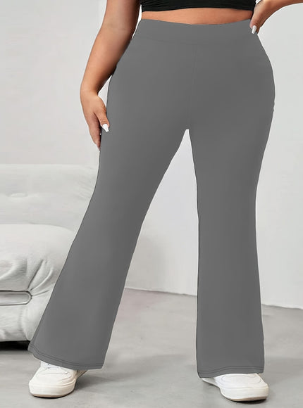jkthpu-45 Elegant and Comfortable High-Waist Straight-Leg Pants for Women
