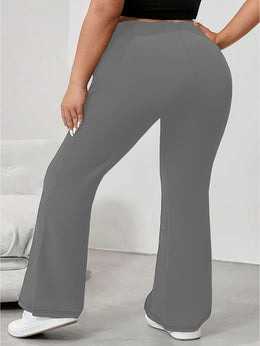 jkthpu-45 Elegant and Comfortable High-Waist Straight-Leg Pants for Women