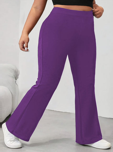 jkthpu-45 Elegant and Comfortable High-Waist Straight-Leg Pants for Women