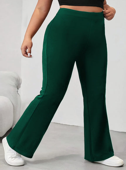 jkthpu-45 Elegant and Comfortable High-Waist Straight-Leg Pants for Women