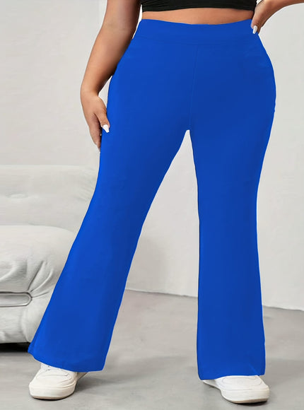 jkthpu-45 Elegant and Comfortable High-Waist Straight-Leg Pants for Women