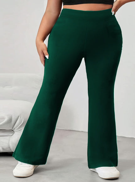 jkthpu-45 Elegant and Comfortable High-Waist Straight-Leg Pants for Women