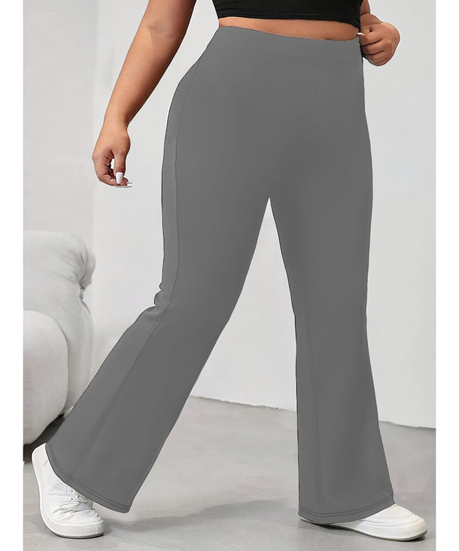 jkthpu-45 Elegant and Comfortable High-Waist Straight-Leg Pants for Women