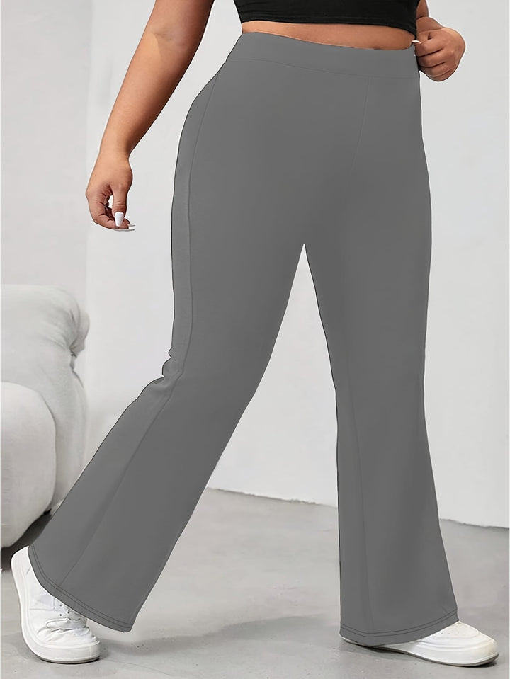 Elegant and Comfortable High-Waist Straight-Leg Pants for Women