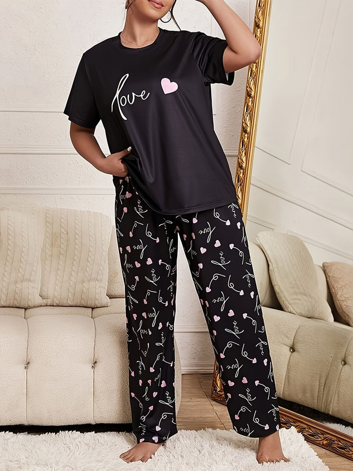 Elegant And Comfortable Plus-Size Loungewear Set for Women