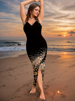 KissICON Elegant Backless Beach Coverup – Curvy Figures