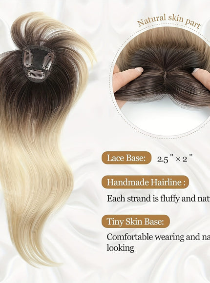 KissICON 💋 Elegant Clip-In Bangs Blonde Hairpieces - 360°