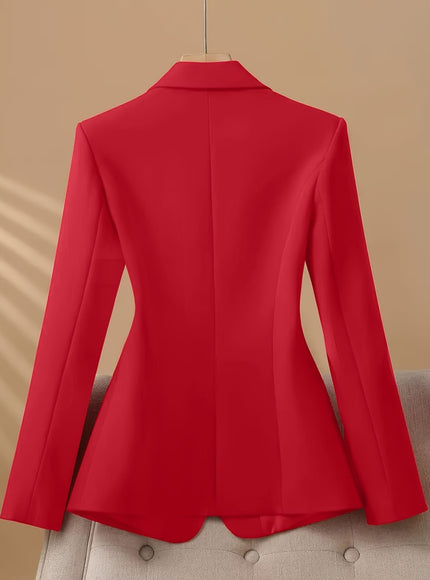 KissICON Elegant Curve Blazer – Chic Party Outerwear