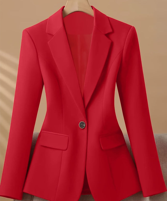 KissICON Elegant Curve Blazer – Chic Party Outerwear