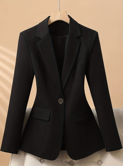 KissICON Elegant Curve Blazer – Chic Party Outerwear