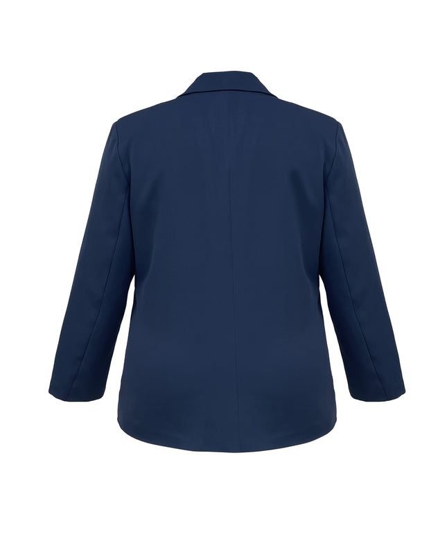 KissICON Elegant Curve Blazer – Long Sleeve Notch
