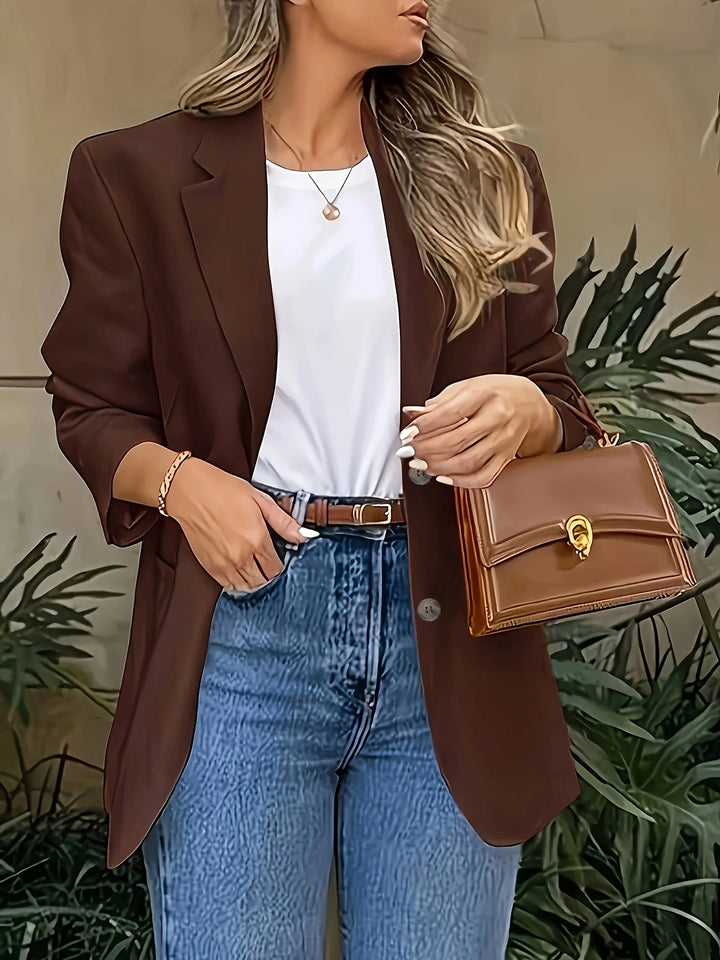 Elegant Curve Blazer – Sophisticated Allseason