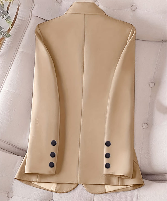 KissICON Elegant Curve Blazer – Work Chic