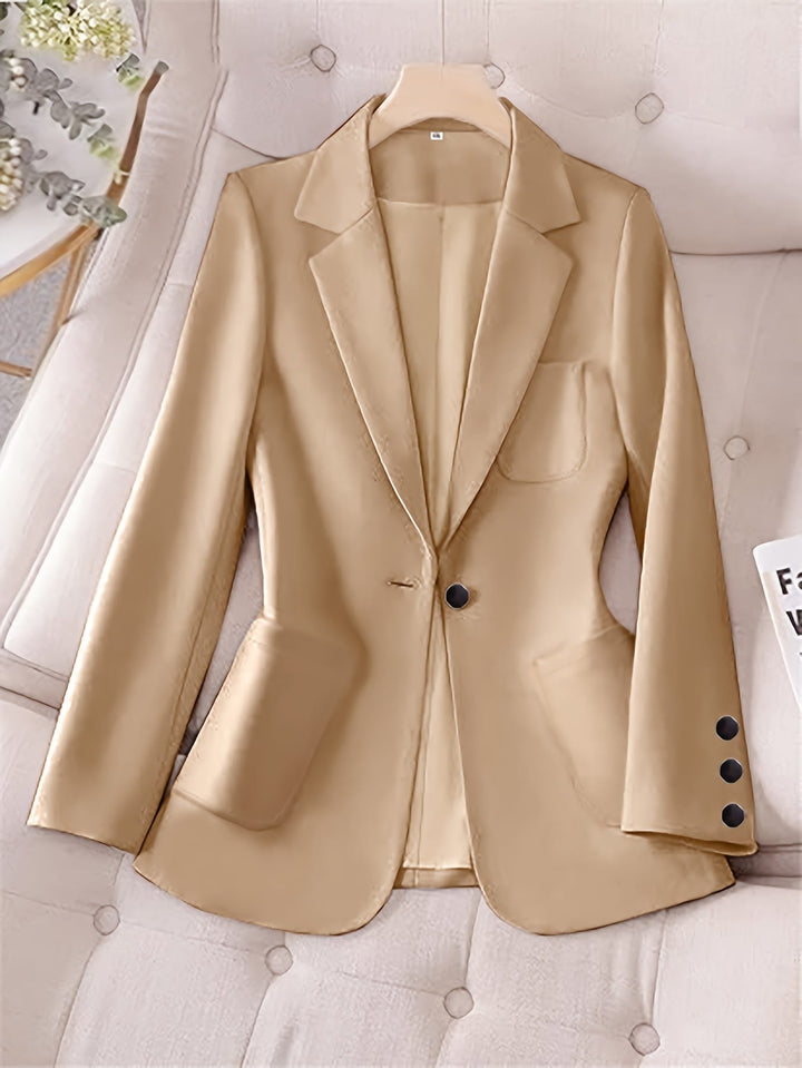 Elegant Curve Blazer – Work Chic