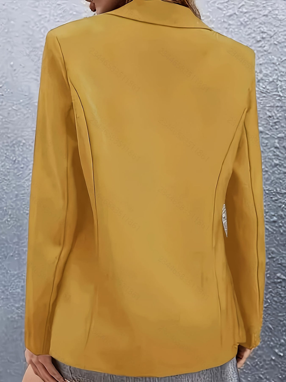 KissICON Elegant Curve Doublebreasted Blazer – Chic