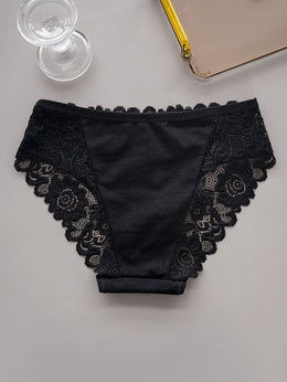 KissICON Elegant Curve Lace Full Coverage Briefs – 10pack
