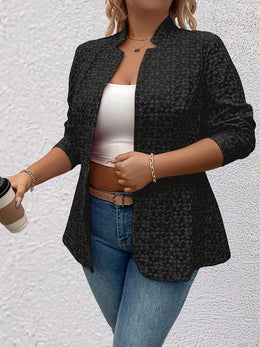 KissICON Elegant Curve Long Sleeve Button Jacket – All Occasions