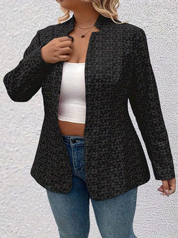 KissICON Elegant Curve Long Sleeve Button Jacket – All Occasions