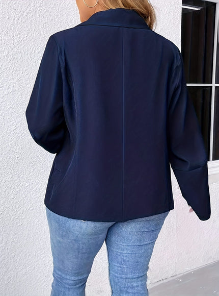 KissICON Elegant Curve Short Blazer – Washable Officeready