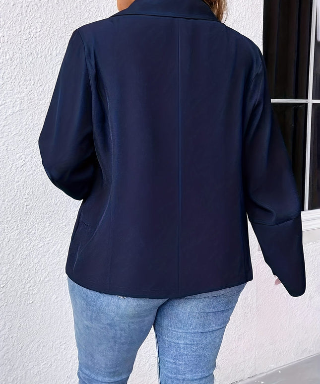 KissICON Elegant Curve Short Blazer – Washable Officeready