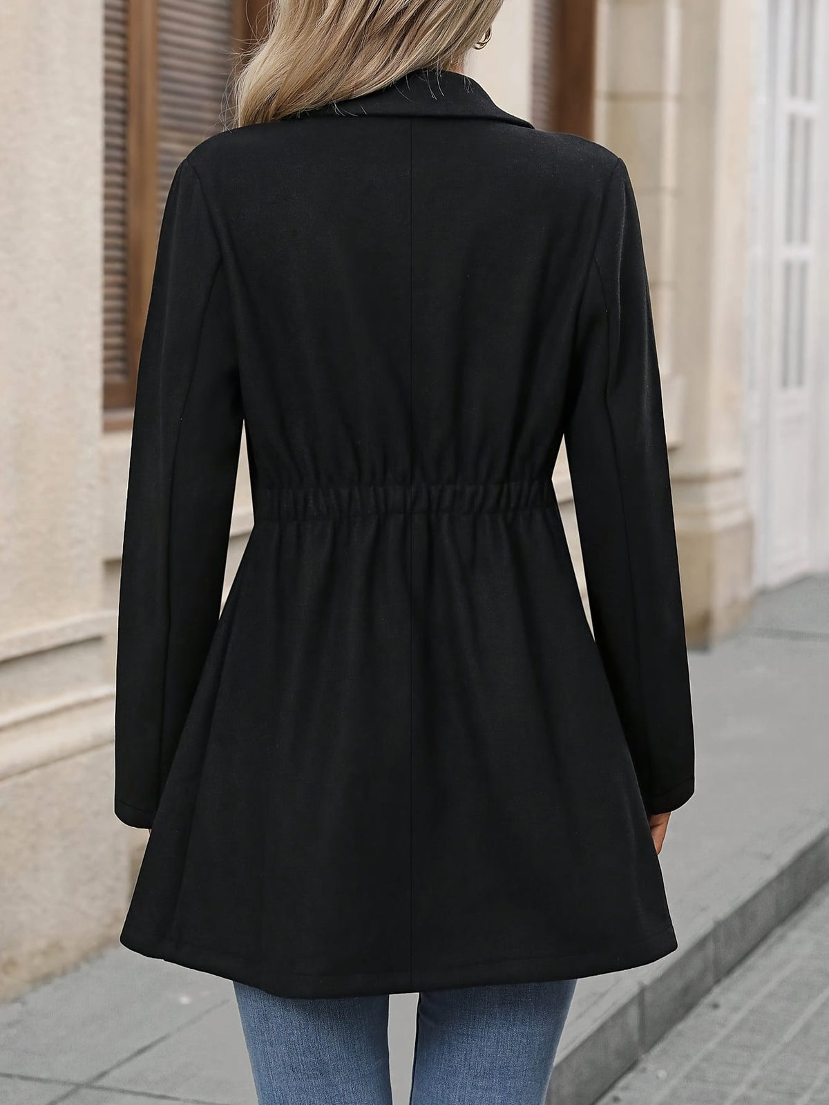 KissICON Elegant Curve Slimfit Coat