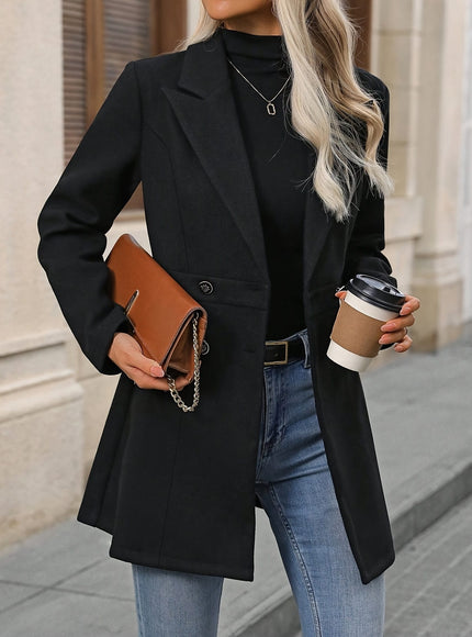 KissICON Elegant Curve Slimfit Coat