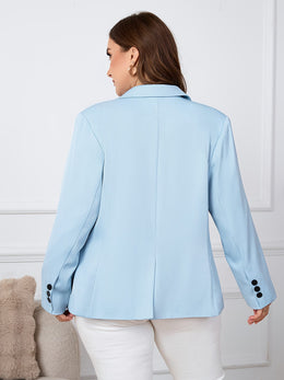KissICON Elegant Curve Tailored Blazer – Machine Washable