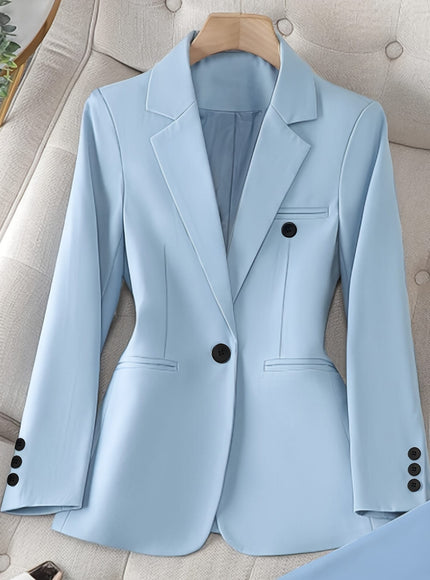 KissICON Elegant Curve Tailored Blazer – Machine Washable