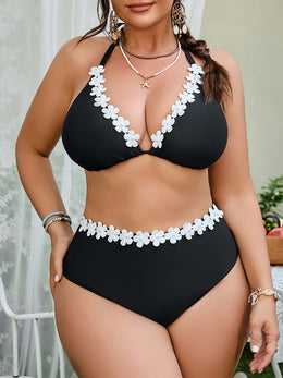 KissICON Elegant Curve V-Neck Bikini – Chic Beachwear