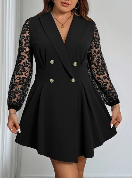 KissICON Elegant Curve V-Neck Blazer – To Evening Chic