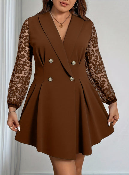 KissICON Elegant Curve V-Neck Blazer – To Evening Chic
