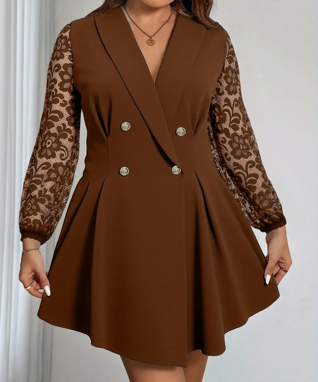KissICON Elegant Curve V-Neck Blazer – To Evening Chic