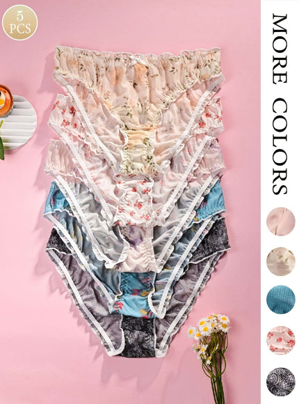 KissICON Elegant Floral Curve Fullcoverage Panties
