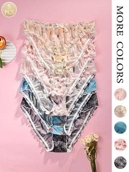 KissICON Elegant Floral Curve Fullcoverage Panties