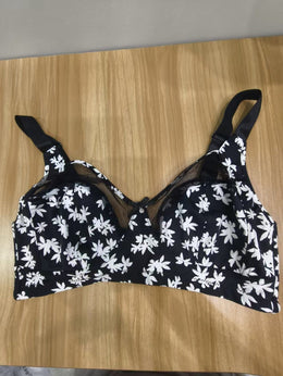 KissICON Elegant Floral Print Nonpadded Bra – All Seasons