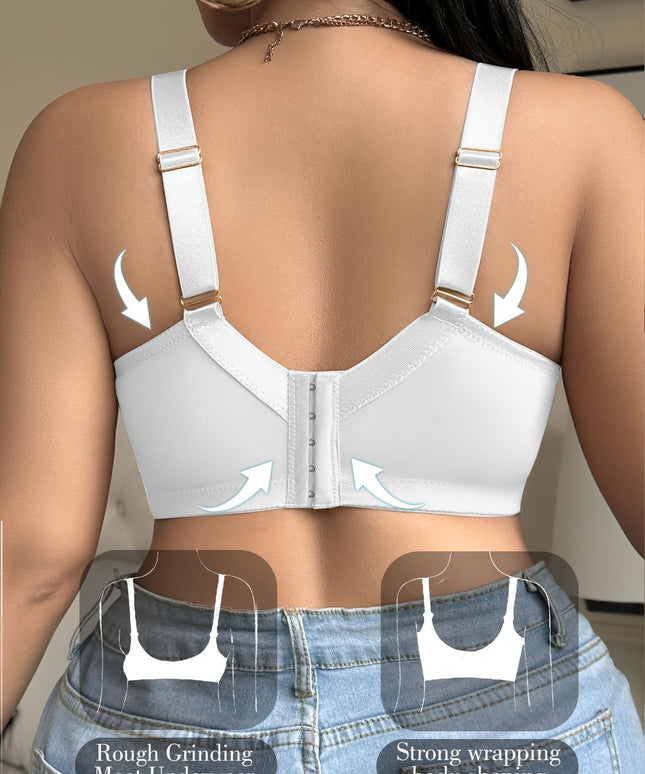 jkthpu-45 Elegant Lace PushUp Bra Breathable NonSlip Comfort