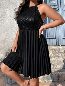 jkthpu-45 Elegant OffShoulder Sequin Party Dress