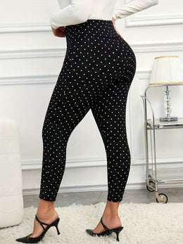 jkthpu-45 Elegant Plus Size HighWaist Trousers AllSeason Style