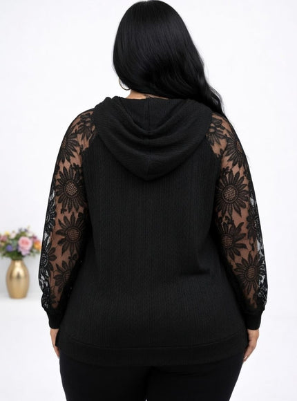 KissICON Hoodie Elegant Plus Size Hoodie Spring/Summer Style
