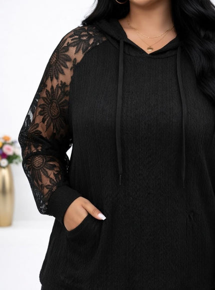 KissICON Hoodie Elegant Plus Size Hoodie Spring/Summer Style