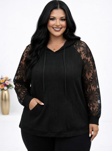 KissICON Hoodie Elegant Plus Size Hoodie Spring/Summer Style