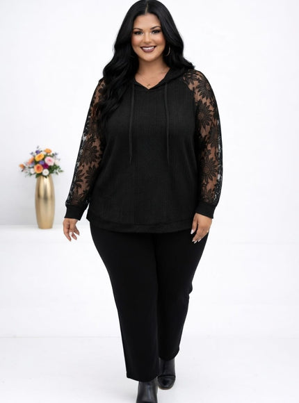 KissICON Hoodie Elegant Plus Size Hoodie Spring/Summer Style