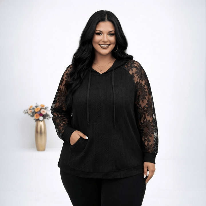 Elegant Plus Size Hoodie Spring/Summer Style