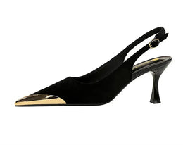 KissICON Elegant Women Green High Heel Velvet Pumps Wedding