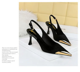 KissICON Elegant Women Green High Heel Velvet Pumps Wedding