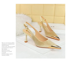 KissICON Elegant Women Green High Heel Velvet Pumps Wedding