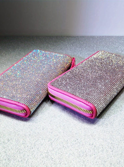 jkthpu-45 Encrusted Luxury Clutch Wallet Opulent Large  Divine