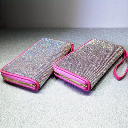 jkthpu-45 Encrusted Luxury Clutch Wallet Opulent Large  Divine