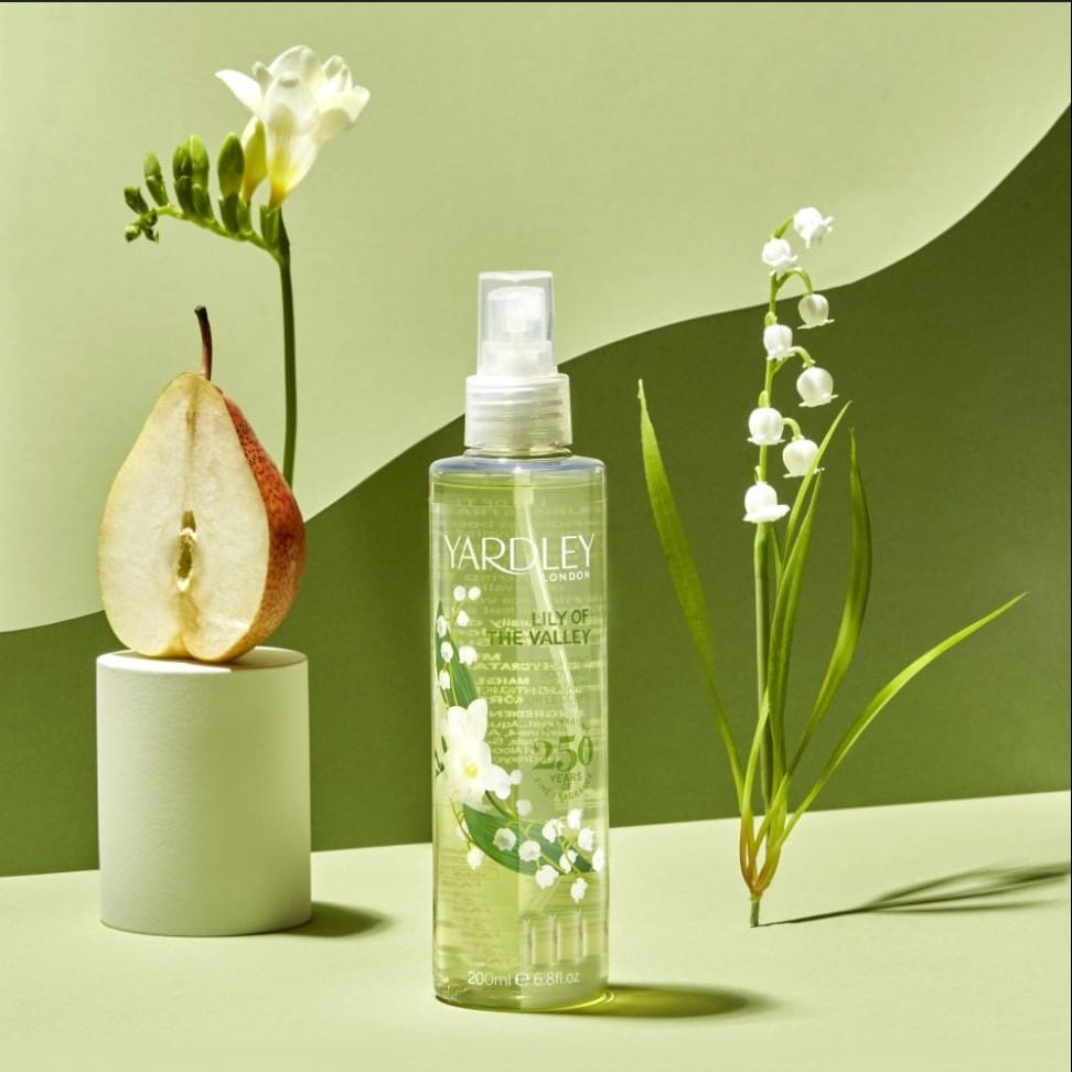 KissICON English Rose Body Mist Yardley Lily Valley Mist Floral Pear